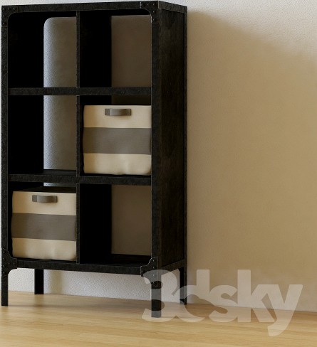 Foundry Metal Cubby System - Double