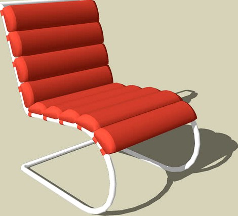 Mr Lounge chair_Orange