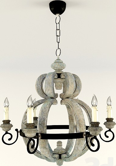 stone chandelier