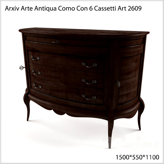 Arte Antiqua Como Con Cassetti Art 6 2609