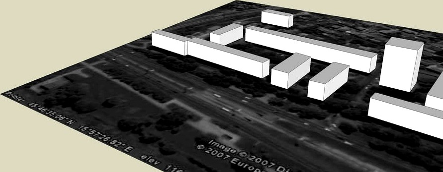 buildings in Zagreb, Croatia