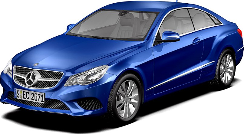 2014 Mercedes Benz E Class Coupe3d model