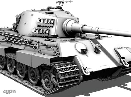 SD.KFZ 182 Tiger 2 - King Tiger3d model