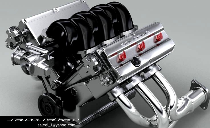 Engine V6 ver 33d model