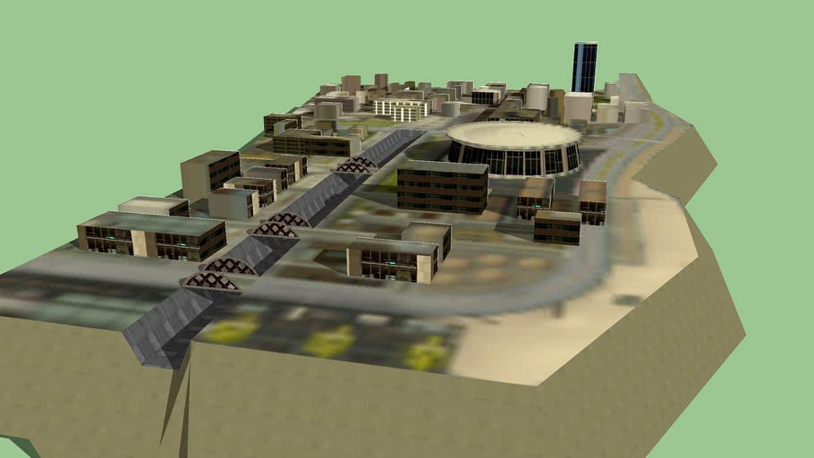 GTA:V San Andreas 3D Map - 3D model by v7x (@v7x) [fe9ddaa]