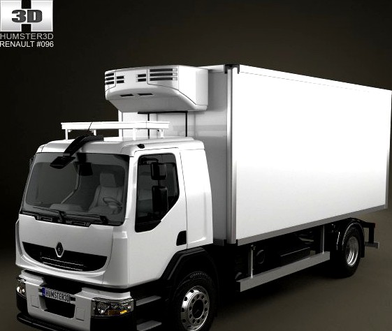 Renault Premium Distribution Refrigerator Truck 20113d model