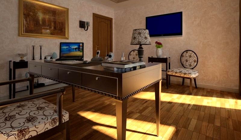 3D Office Model3d model