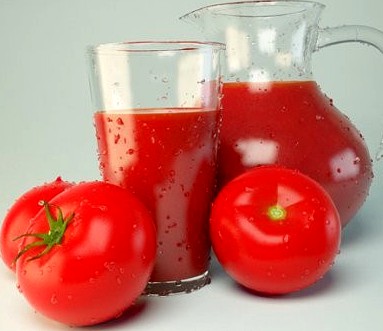 Tomatoes and Tomato Juice in Jug and Glass3d model