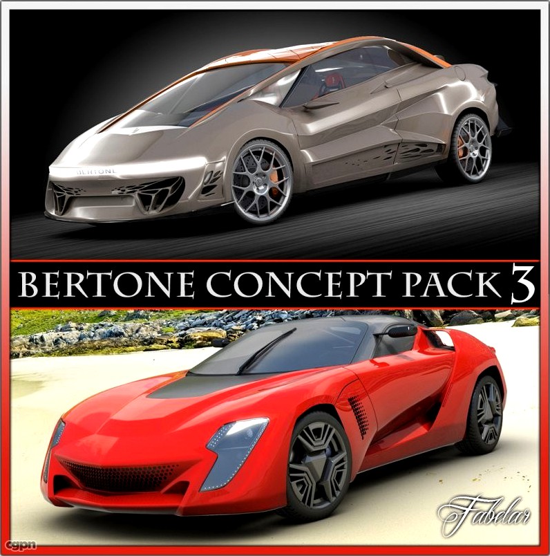 Bertone concepts 33d model