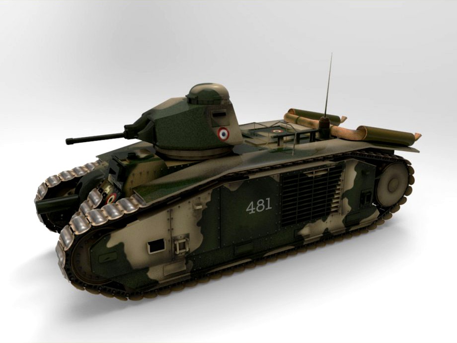 Char B13d model