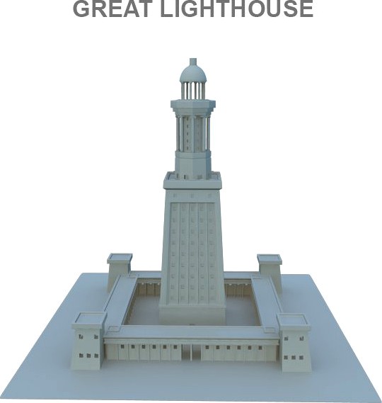 Great Light House of Alexandria3d model