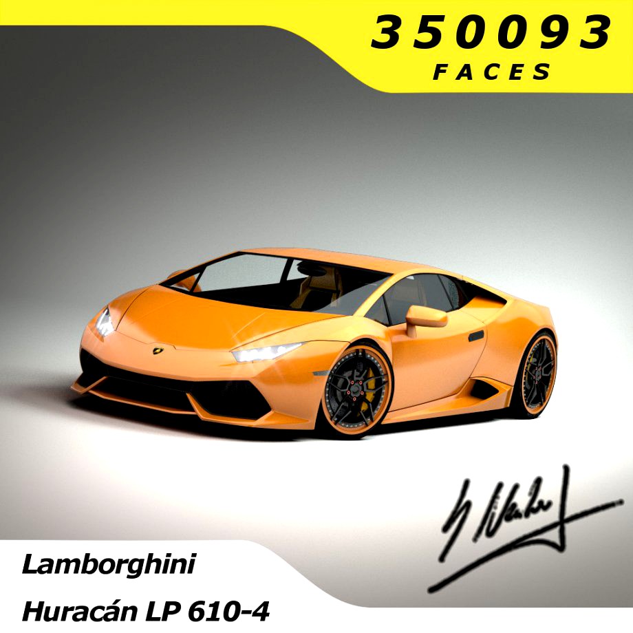 Lamborghini Huracan LP 610-43d model