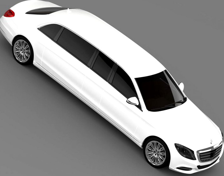 Mercedes Benz S Klasse Pullman Limousine 20163d model