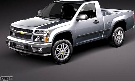 Chevrolet Colorado regular cab3d model