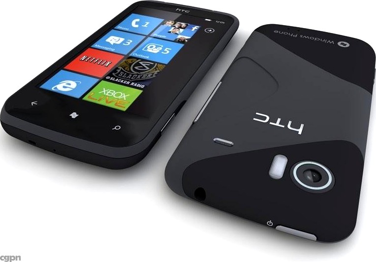 HTC MOZART Windows Phone 7 Cellphone - SOLIDWORKS3d model