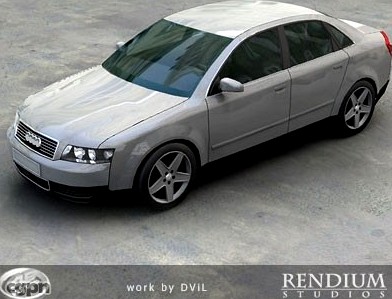 Audi A4 - Medium definition model3d model