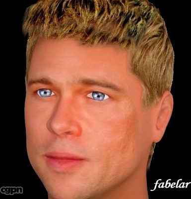 Brad Pitt hair3d model