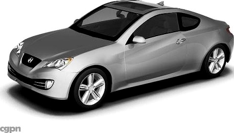 2010 Hyundai Genesis Coupe3d model