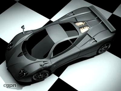 Pagani Zonda F3d model