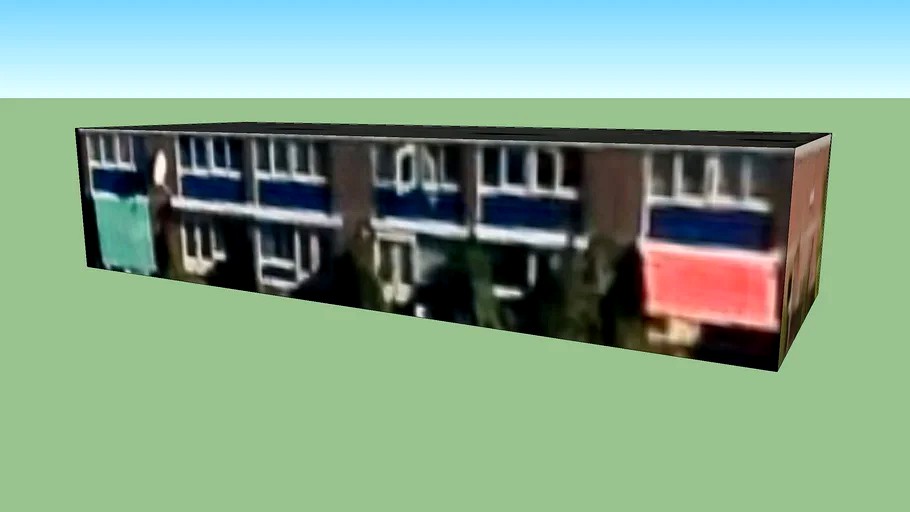 Dantestraat in Rotterdam, Nederland