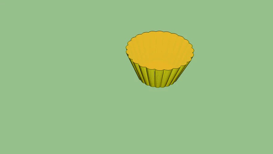 Yellow Cupcake Table