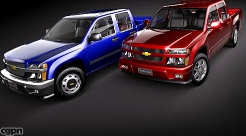 Chevrolet Colorado crew cab3d model