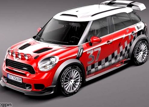 Mini WRC3d model