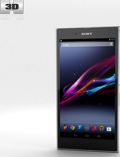 Sony Xperia Z Ultra White3d model