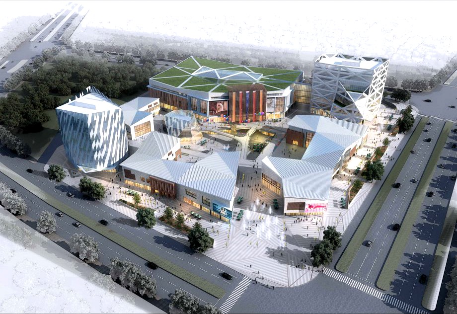 City shopping mall 0273d model