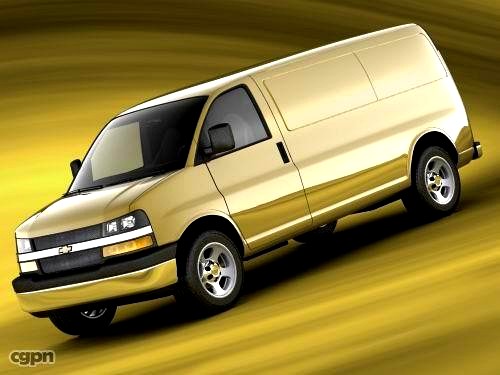 Chevrolet Express Cargo Van 20043d model