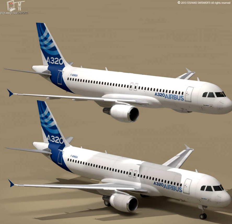A320-200 airbus3d model