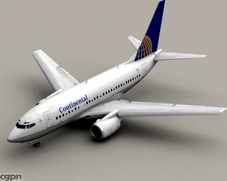 Boeing 737-600 Continental Airlines3d model