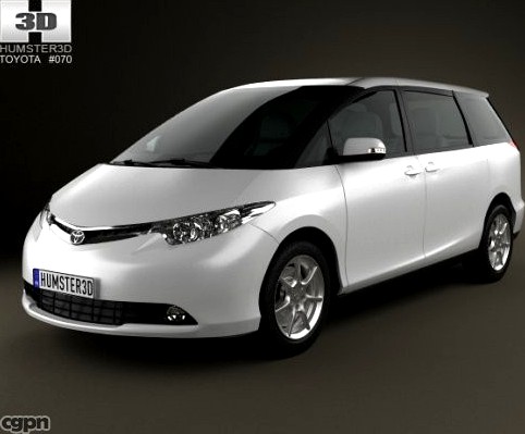 Toyota Previa 20123d model