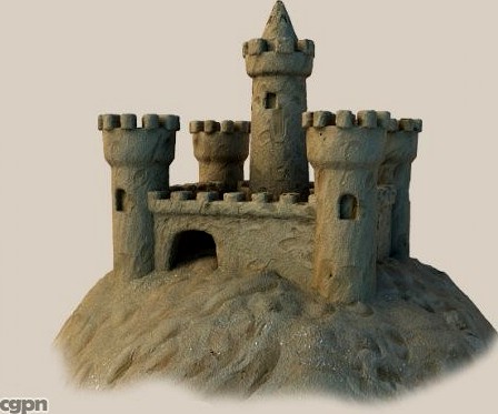 Sandcastle 23d model