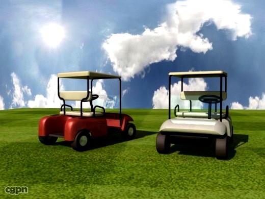 Golf Cart3d model