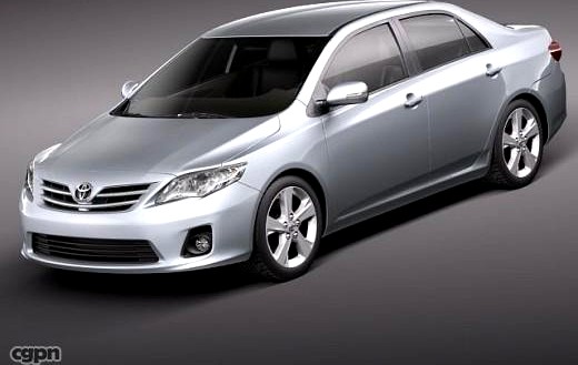 Toyota Corolla 2010 sedan3d model