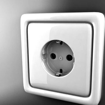 Electric outlet3d model