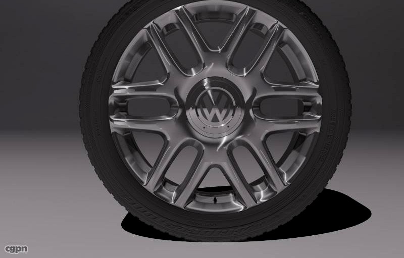 Volkswagen Wheel Helios3d model