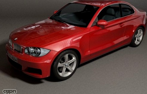 BMW 1 coupe 20073d model