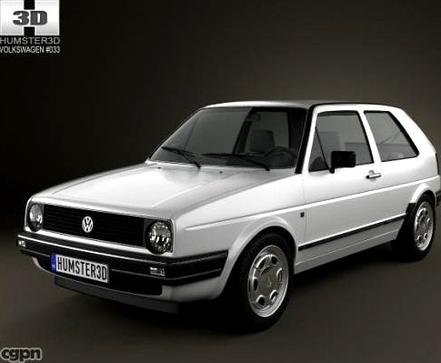 Volkswagen Golf Mk2 3-door 19833d model