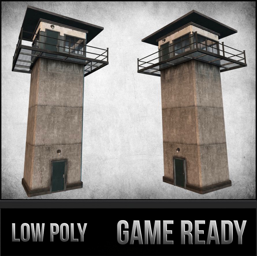 Prison Tower3d model