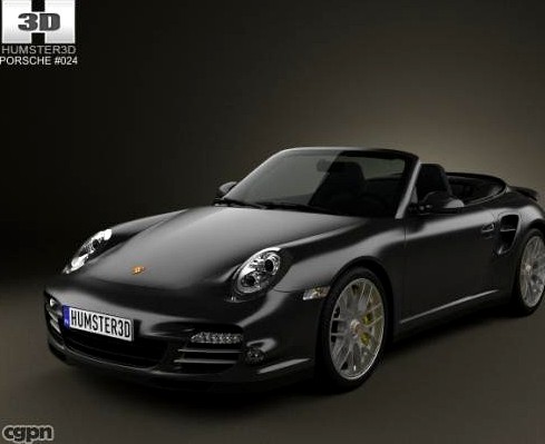 Porsche 911 Turbo S Cabriolet 20113d model