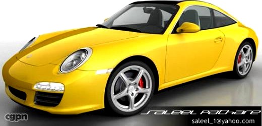 Porsche 911 Targa + INTERIOR 20123d model
