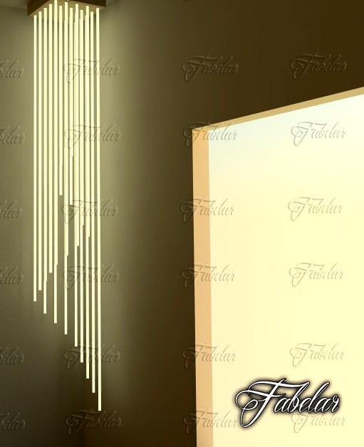 Hanging light 033d model