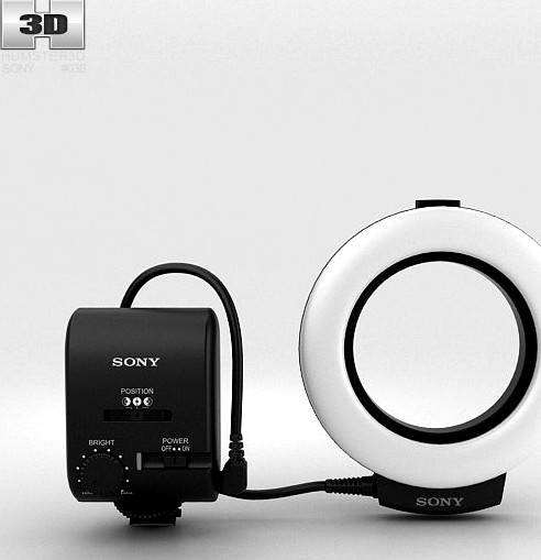 Sony HVL-RL1 Macro Ring Light3d model