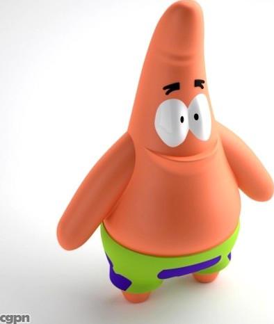 Patrick from Spongebob Squarepants3d model