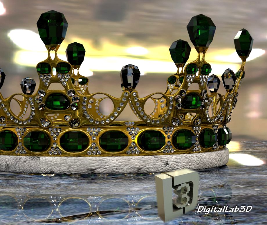 Emerald Crown3d model
