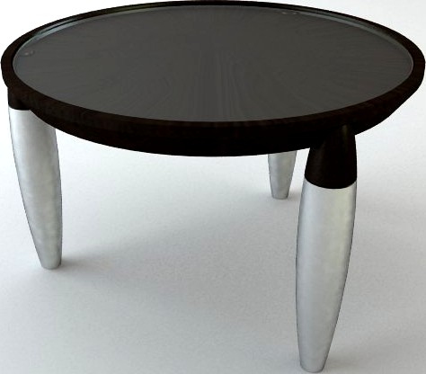 Round Tripod Table3d model