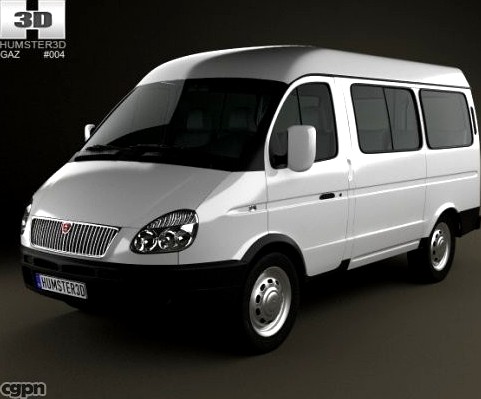 GAZ Sobol (GAZelle) 20123d model