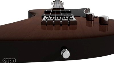 Bass Gibson RD Custom3d model